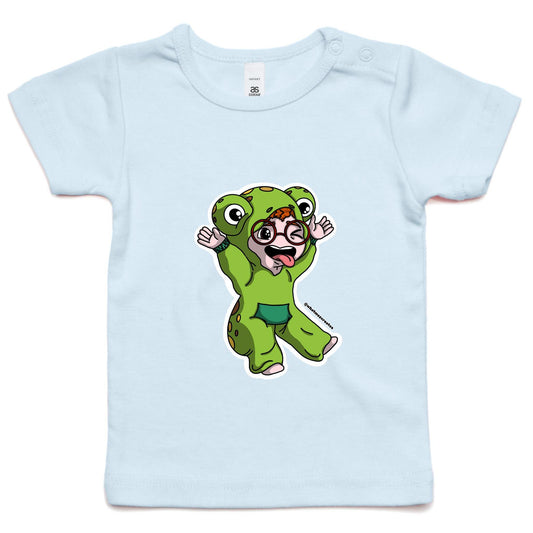 "Onesie Crew - Froggy" - Organic Infant T-shirt