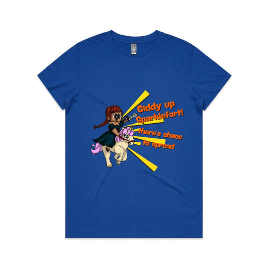"Giddy-Up, Sparklefarts!" - Women's T-Shirt