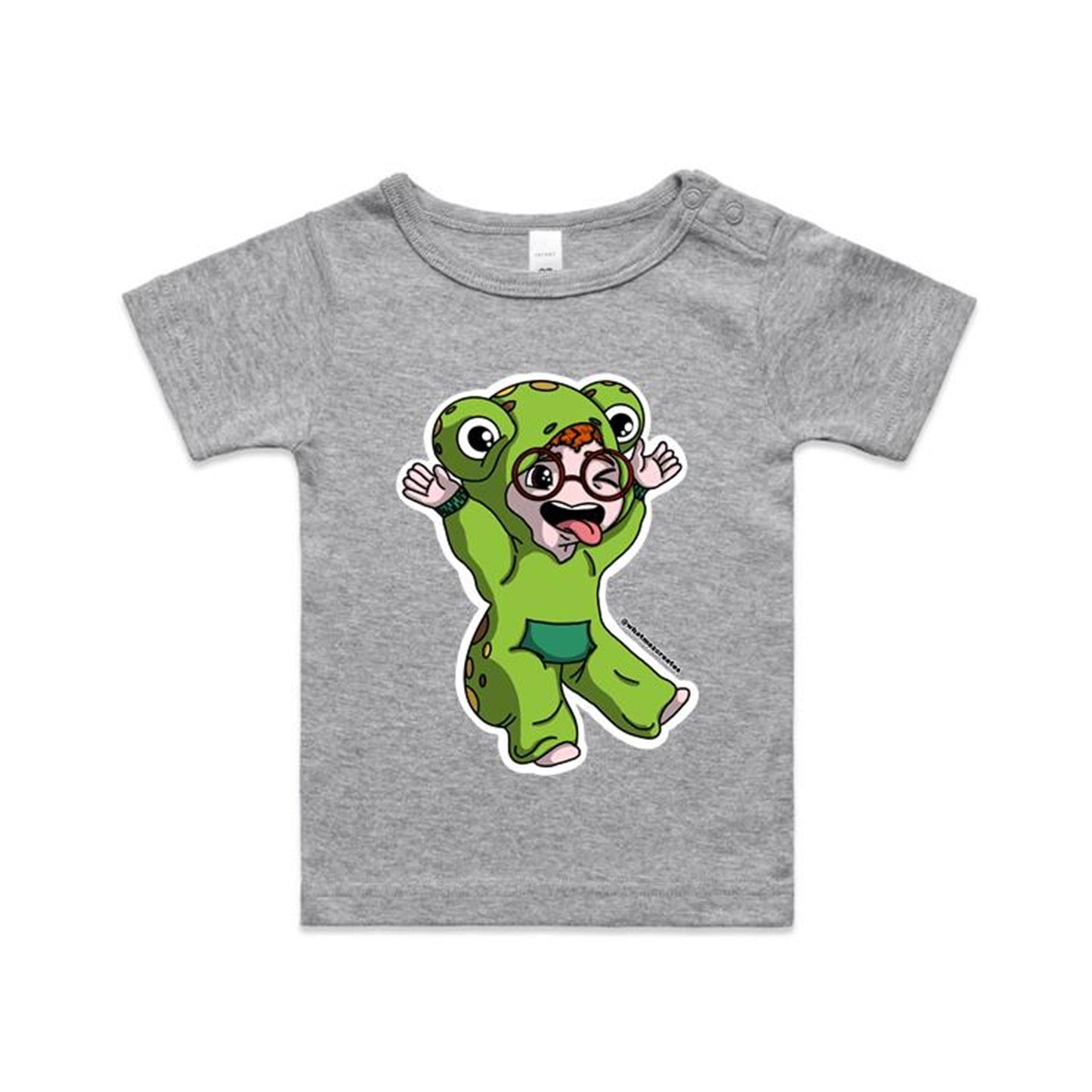 "Onesie Crew - Froggy" - Organic Infant T-shirt