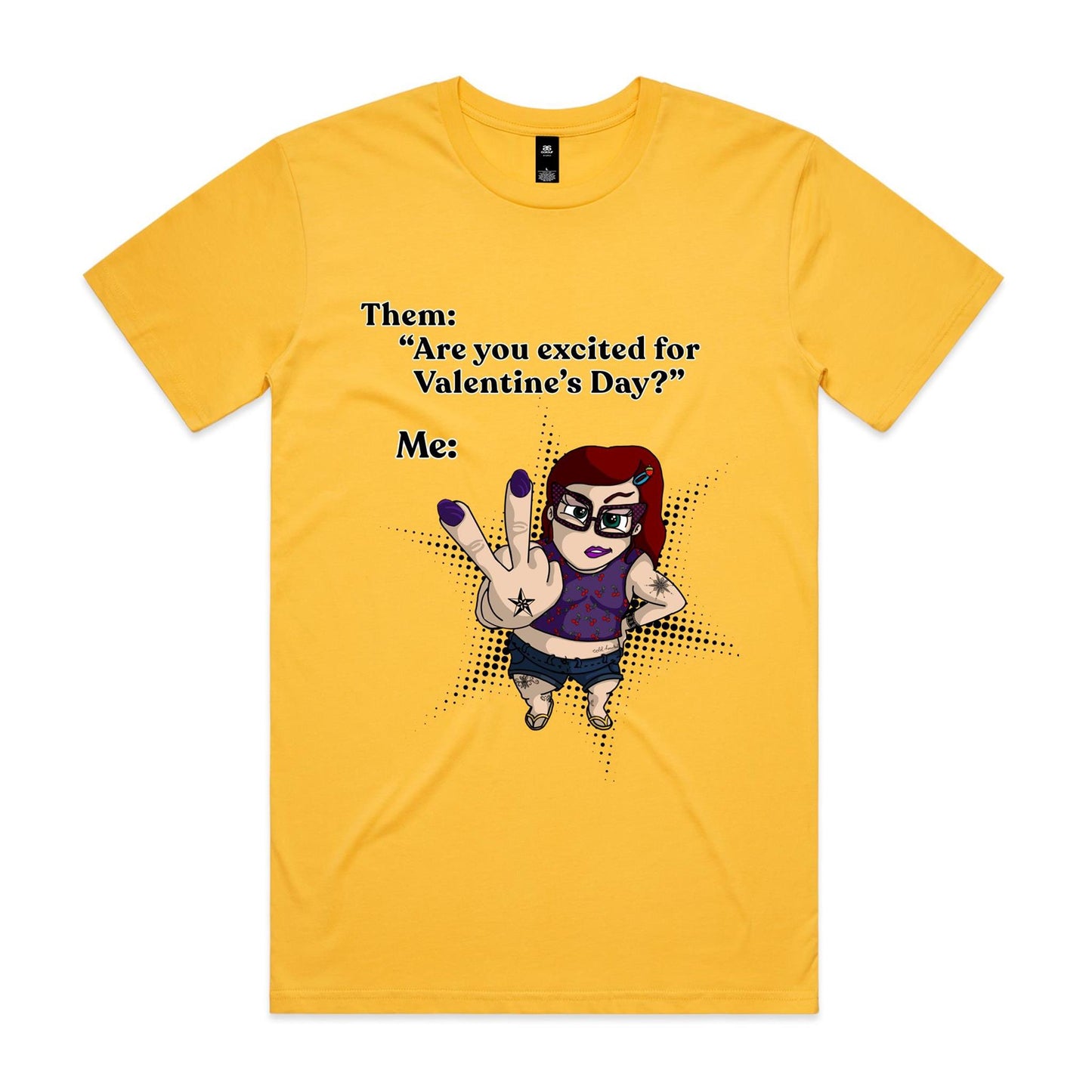 "Anti-V-Day" - Unisex T-Shirt