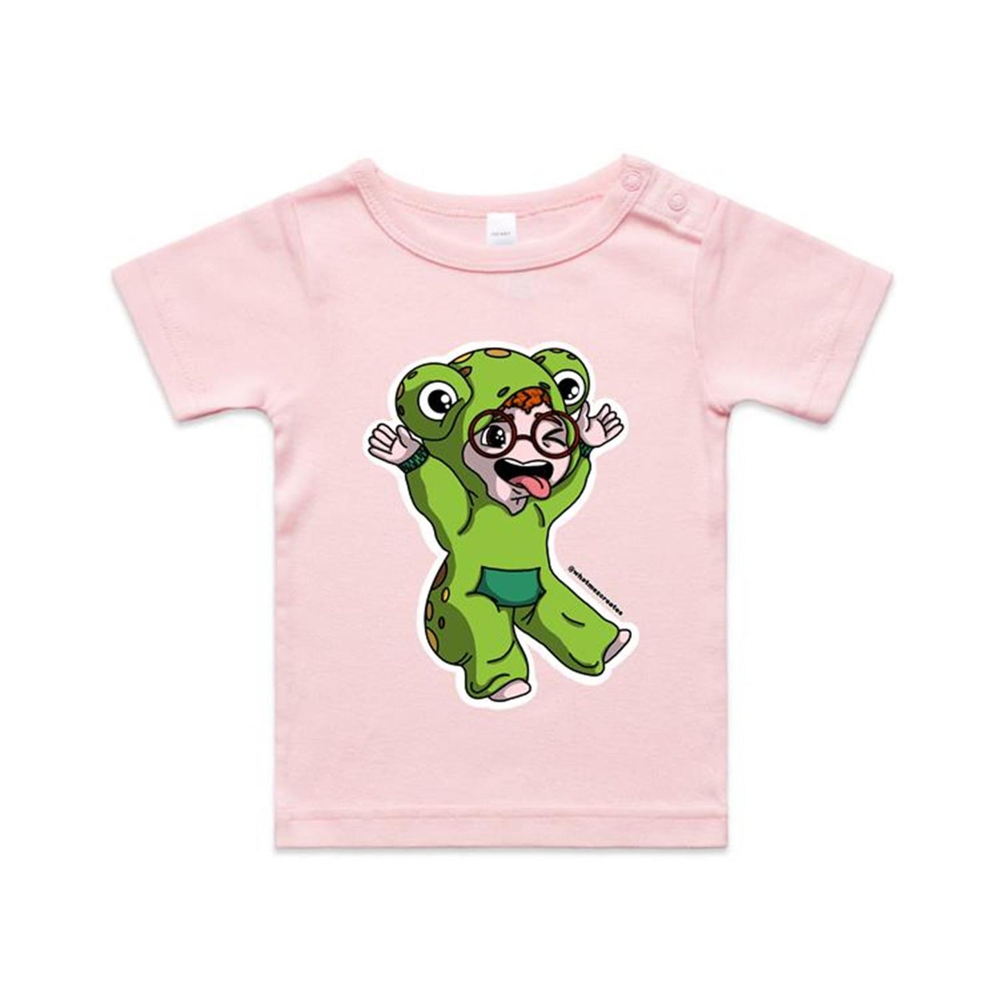 "Onesie Crew - Froggy" - Organic Infant T-shirt