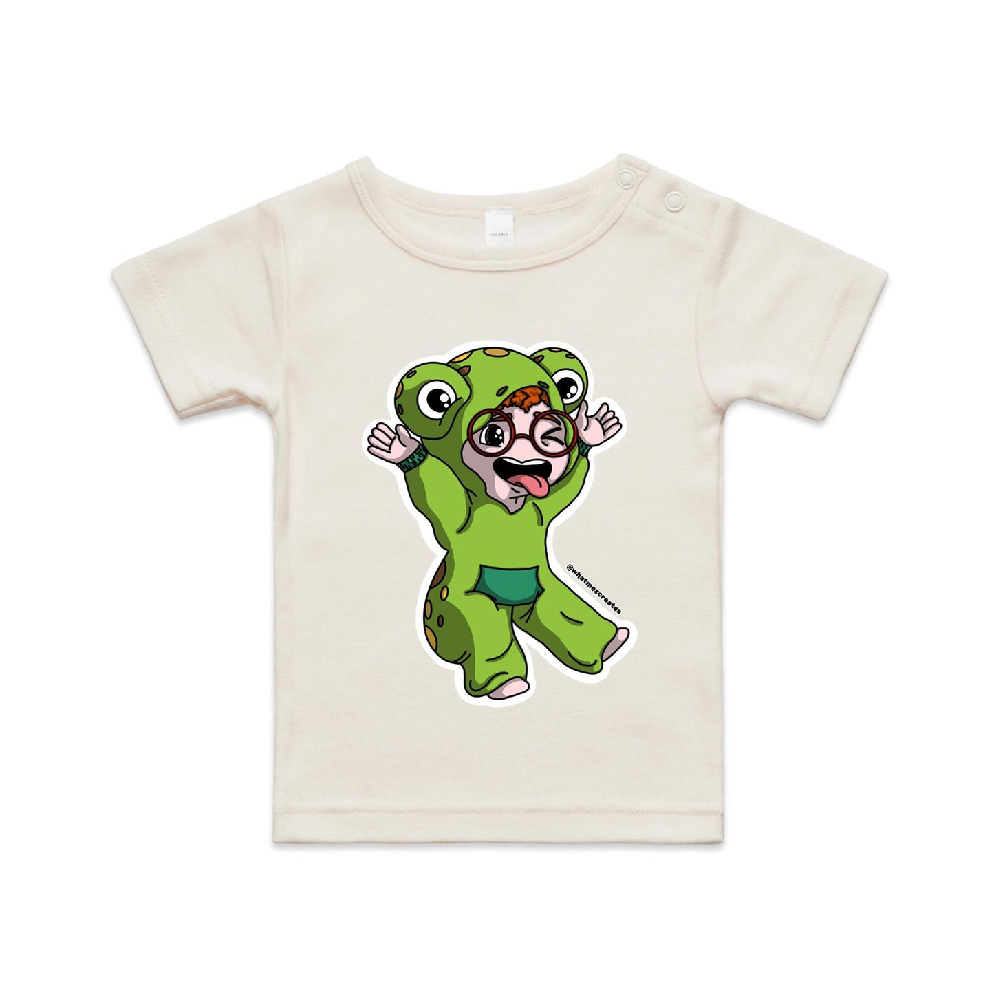 "Onesie Crew - Froggy" - Organic Infant T-shirt
