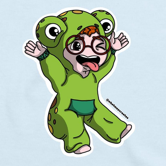 "Onesie Crew - Froggy" - Organic Infant T-shirt