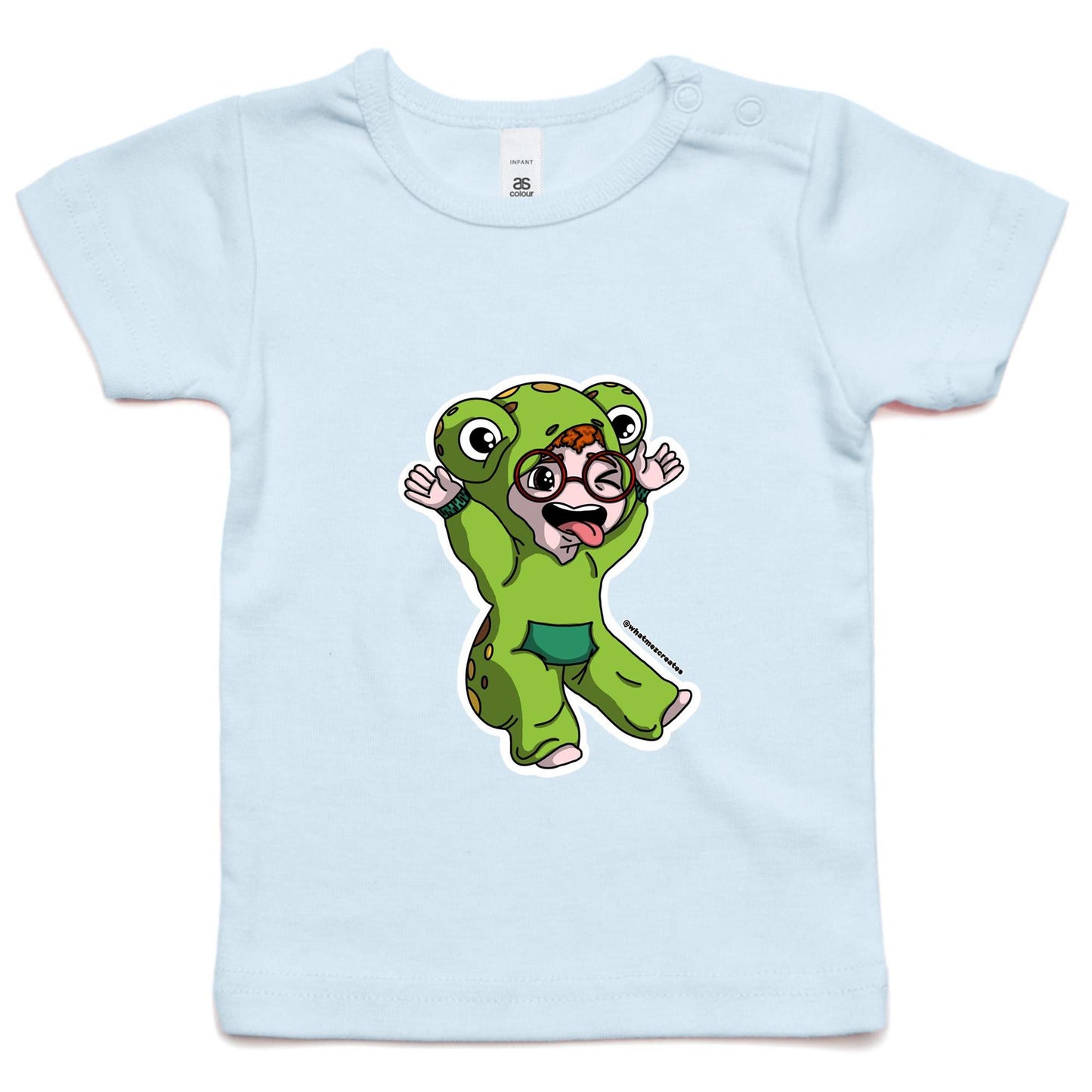 "Onesie Crew - Froggy" - Organic Infant T-shirt
