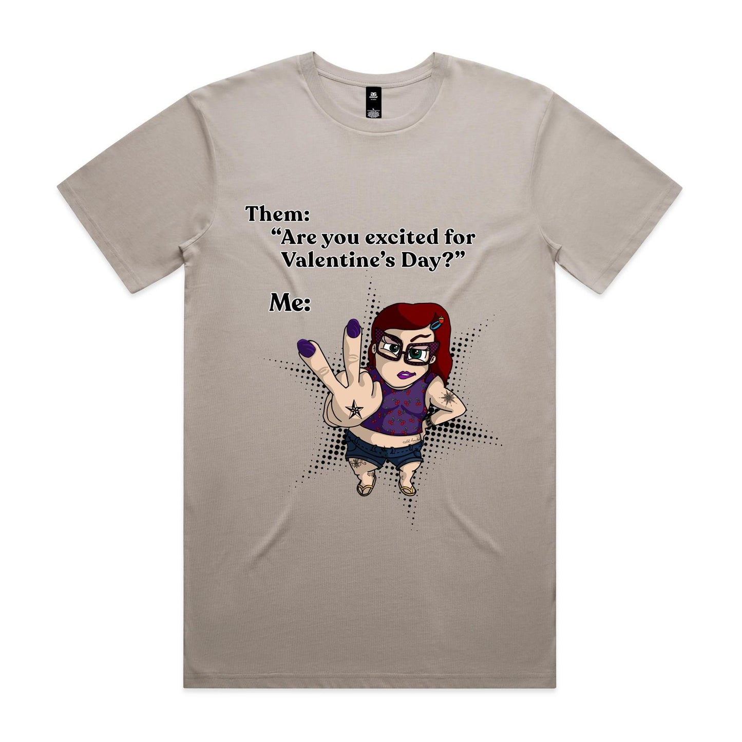 "Anti-V-Day" - Unisex T-Shirt