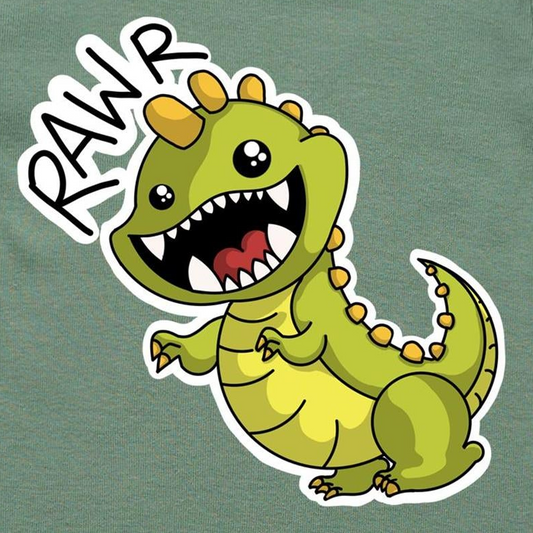 "Baby RAWR" - Organic Infant T-shirt