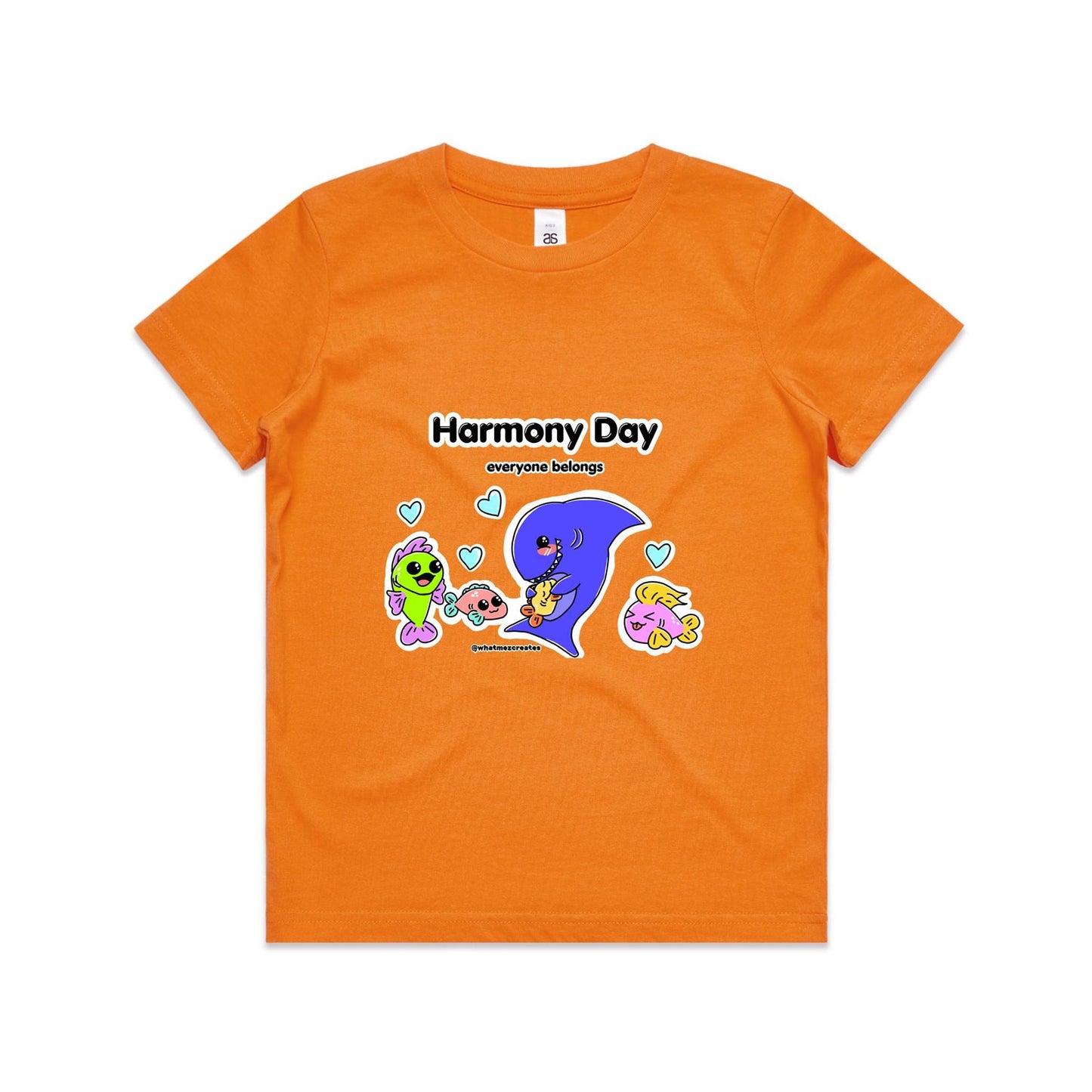 "Harmony Day - Fish and Shark" - Kids & Youth T-shirt