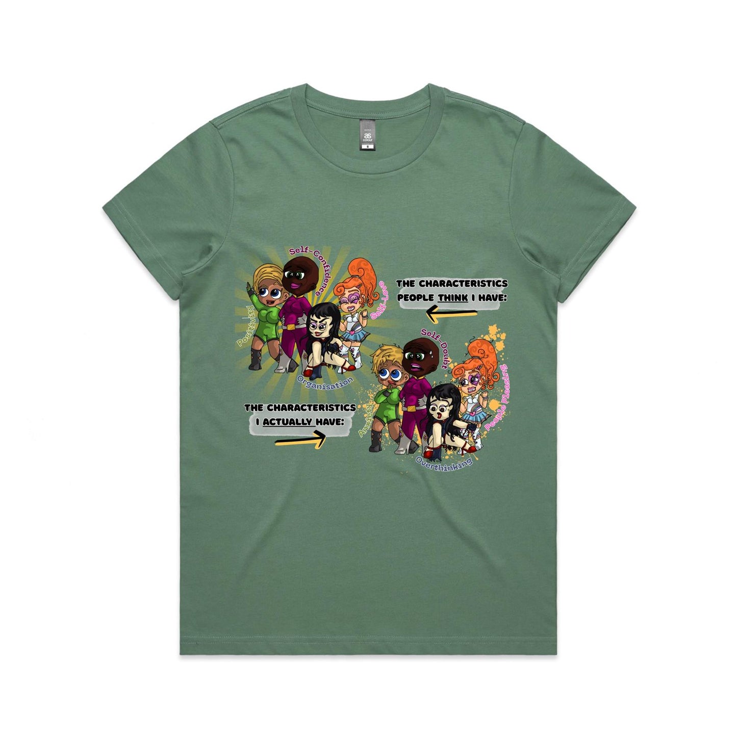 "Perceived vs Reality" - Women's T-Shirt